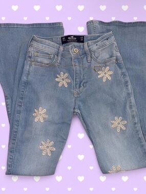 Hollister Flare Flower Jeans